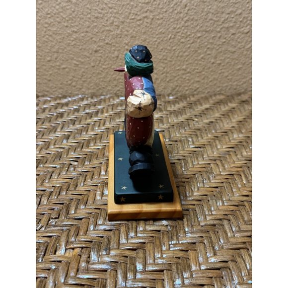 1998 Williraye Studios WW2242 Snowman With Heart Star Christmas Figurine - Picture 4 of 8